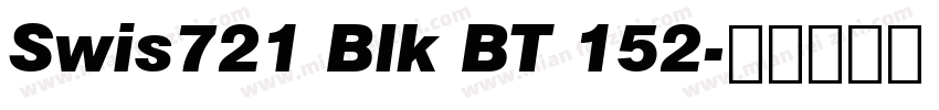 Swis721 Blk BT 152字体转换